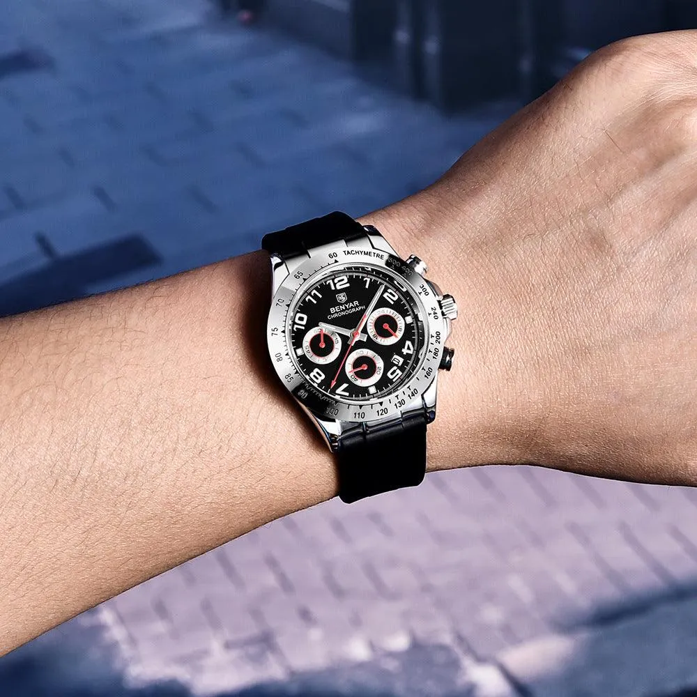 Multi Functional Quartz Watch Fashion Waterproof 