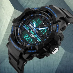 Multifunctional Outdoor Sports Waterproof Electronic Watch 