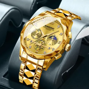 Multifunctional Quartz Watch All-match Six-pin Timing Casual 