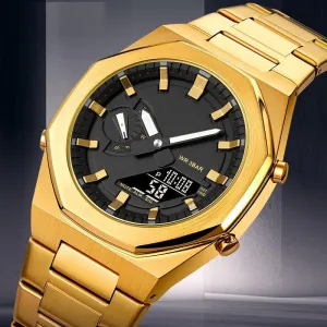 Multifunctional Sports Electronic Male Student Five Sets Of Alarm Clock Business Waterproof Watch 