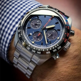 Multifunctional Six-pin Men's Steel Strap Watch 