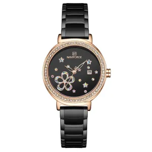 NAVIFORCE Lingxiang new ladies watch 5016 female student watch water quartz watch steel band watch 
