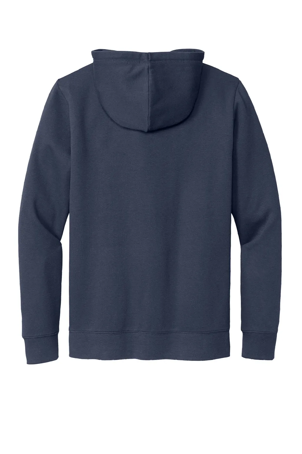 New Era Mens Comeback Fleece Full Zip Hooded Sweatshirt Hoodie w/ Pockets - True Navy Blue