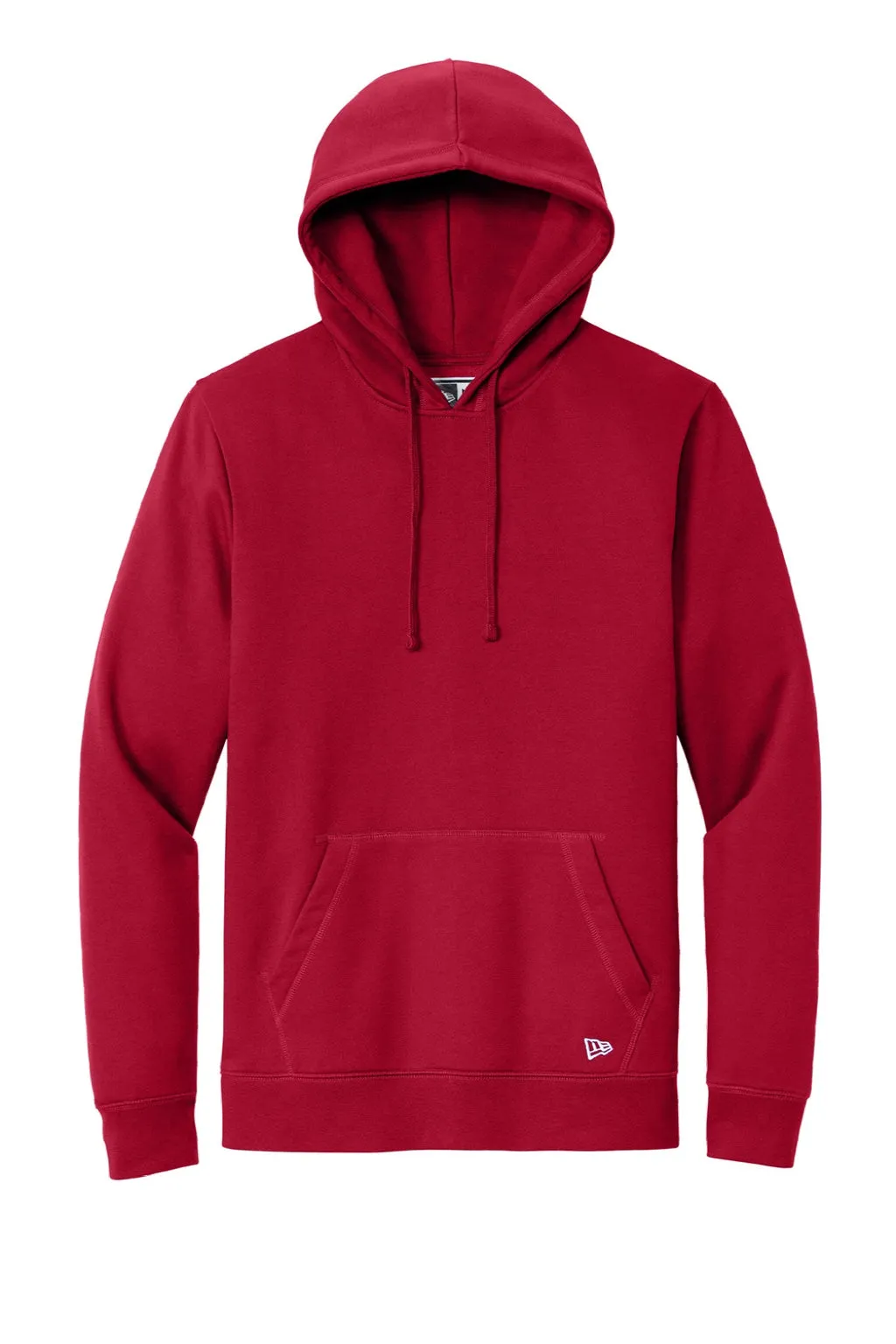 New Era Mens Comeback Fleece Hooded Sweatshirt Hoodie w/ Pouch Pocket - Crimson Red  Buy original Clothing New-Era