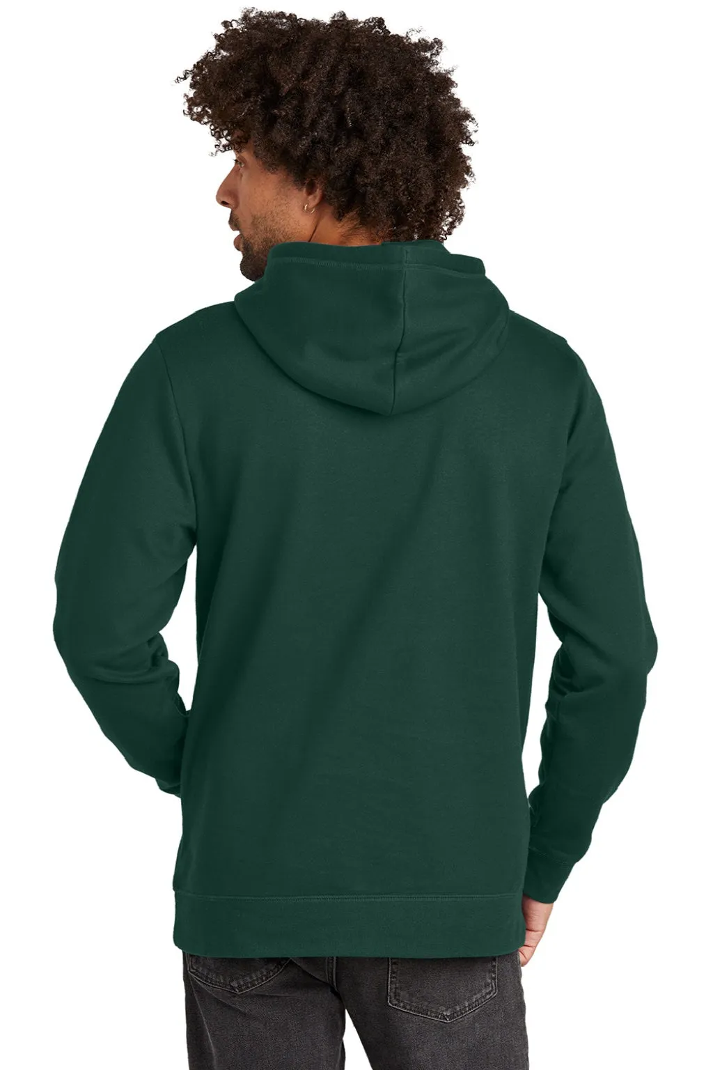 New Era Mens Comeback Fleece Hooded Sweatshirt Hoodie w/ Pouch Pocket - Dark Green  Buy original Clothing New-Era