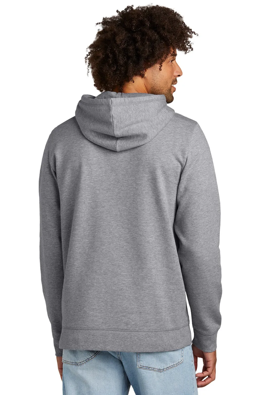 New Era Mens Comeback Fleece Hooded Sweatshirt Hoodie w/ Pouch Pocket - Heather Grey  Buy original Clothing New-Era
