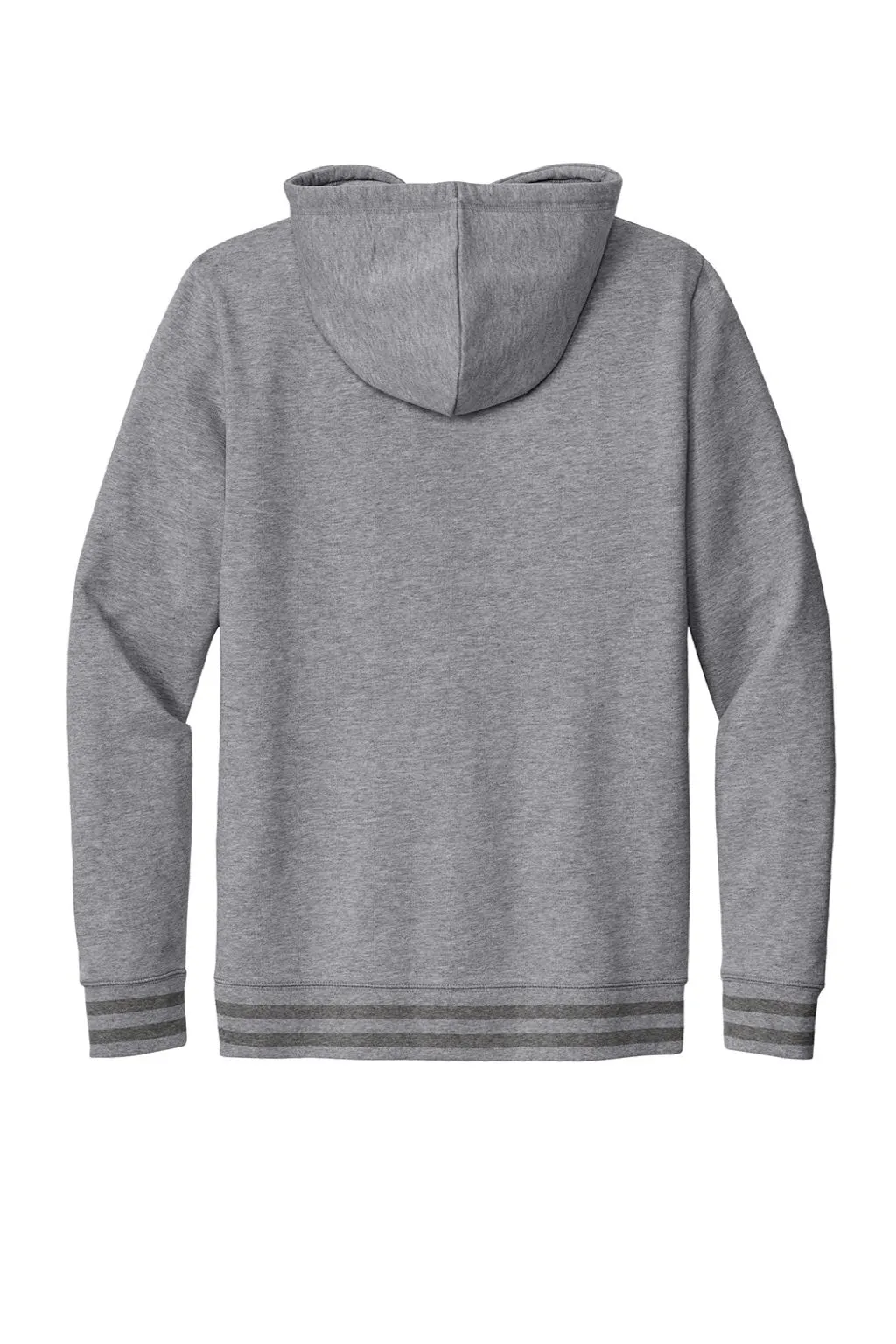 New Era Mens Comeback Fleece Hooded Sweatshirt Hoodie w/ Pouch Pocket - Heather Grey/Heather Dark Grey  Buy original Clothing New-Era
