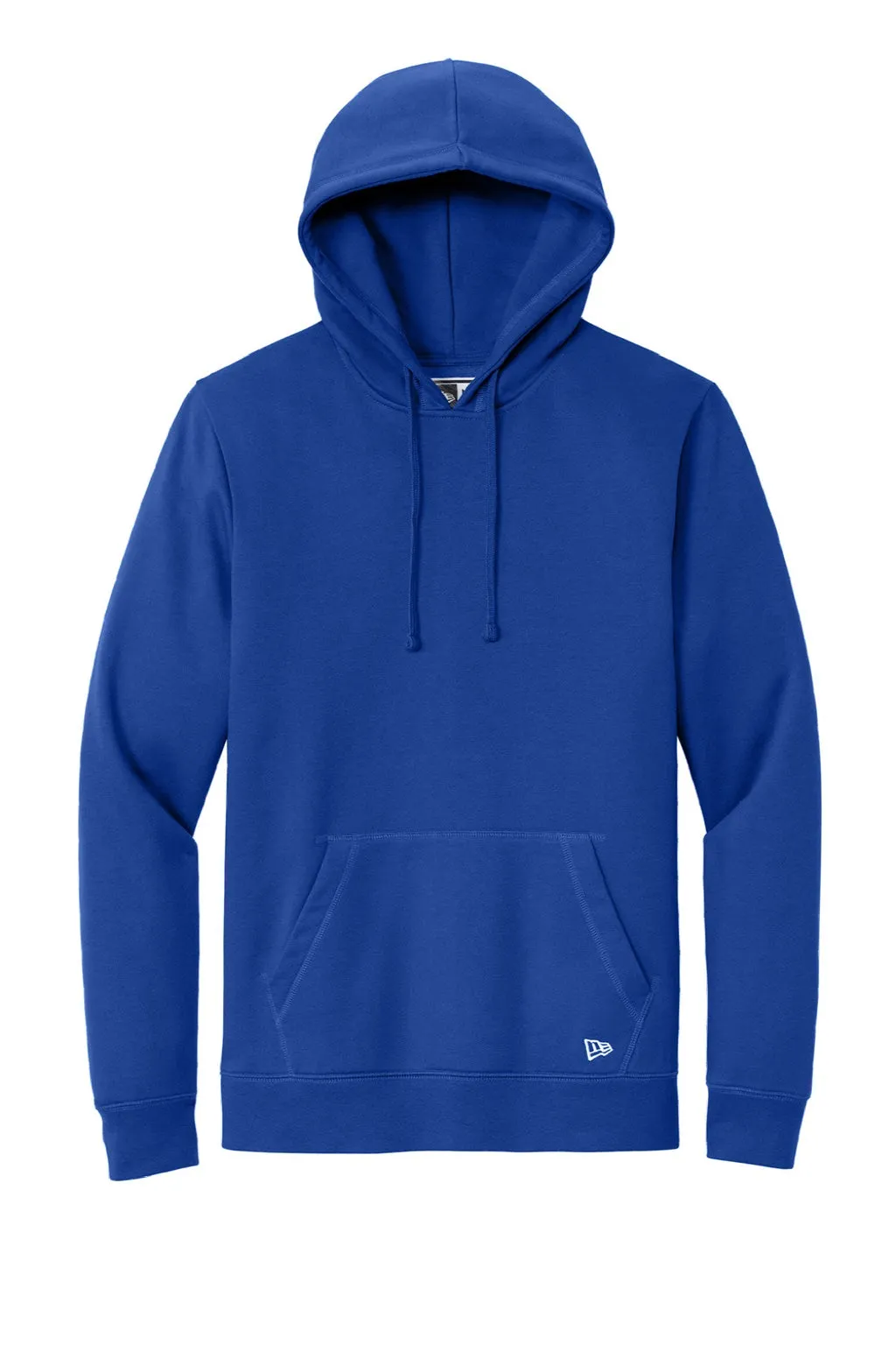 New Era Mens Comeback Fleece Hooded Sweatshirt Hoodie w/ Pouch Pocket - Royal Blue