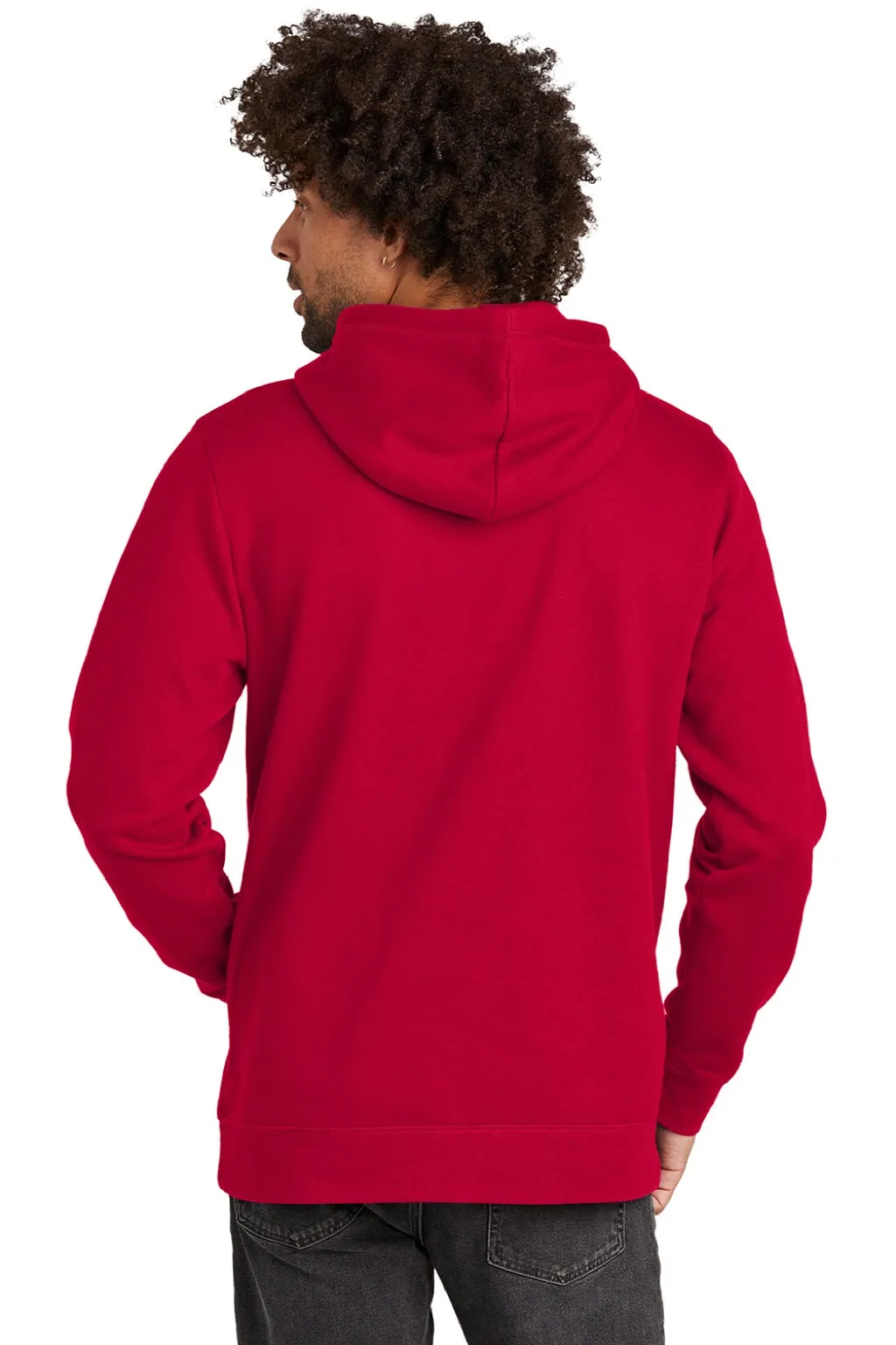 New Era Mens Comeback Fleece Hooded Sweatshirt Hoodie w/ Pouch Pocket - Scarlet Red  Buy original Clothing New-Era
