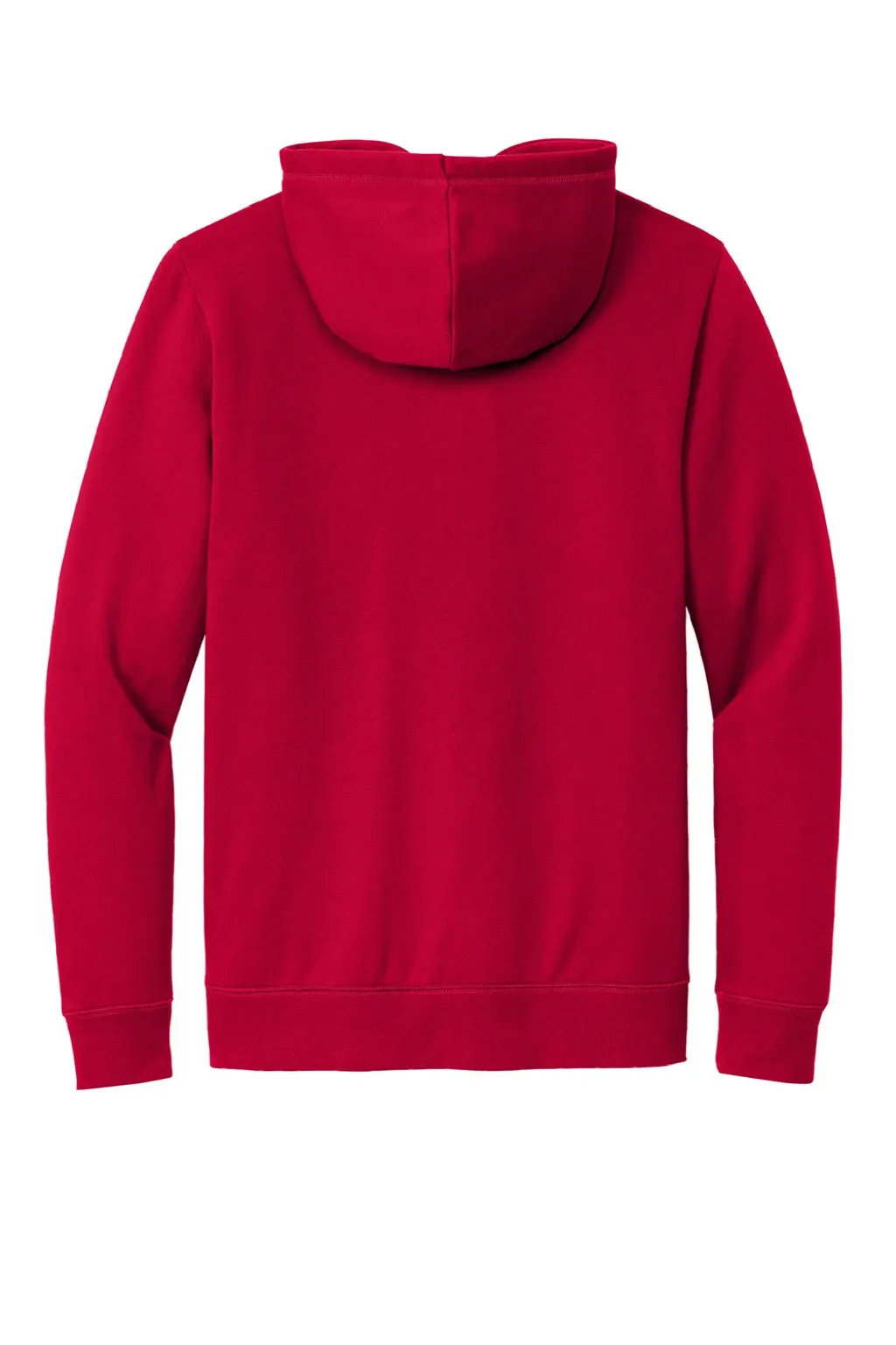 New Era Mens Comeback Fleece Hooded Sweatshirt Hoodie w/ Pouch Pocket - Scarlet Red