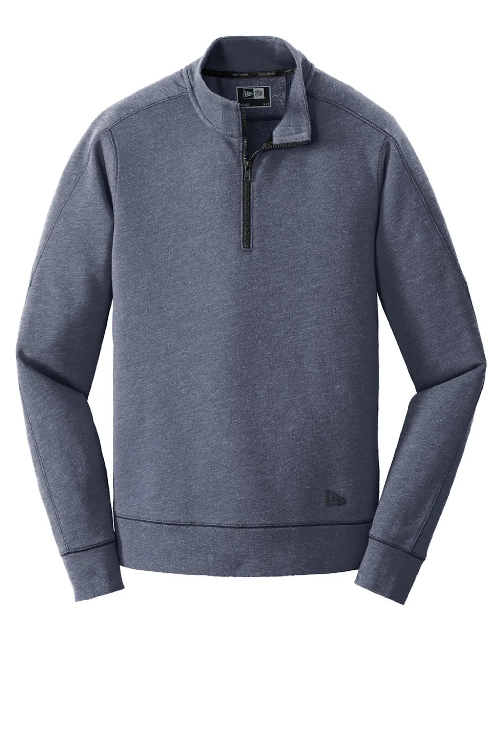 New Era Mens Fleece 1/4 Zip Sweatshirt - Heather Navy Blue  Buy original Clothing New-Era