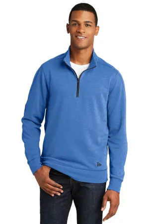 New Era Mens Fleece 1/4 Zip Sweatshirt - Heather Royal Blue  Buy original Clothing New-Era