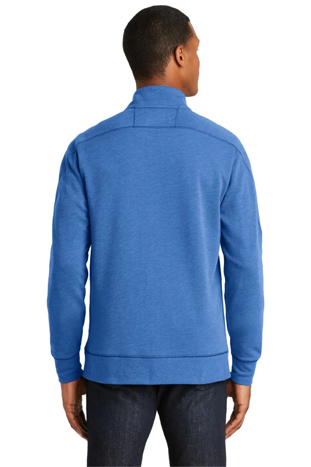 New Era Mens Fleece 1/4 Zip Sweatshirt - Heather Royal Blue  Buy original Clothing New-Era
