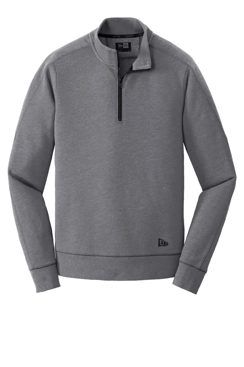 New Era Mens Fleece 1/4 Zip Sweatshirt - Heather Shadow Grey  Buy original Clothing New-Era