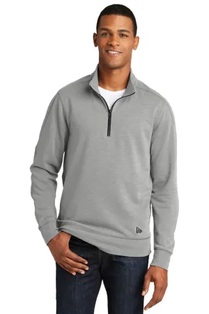 New Era Mens Fleece 1/4 Zip Sweatshirt - Heather Shadow Grey  Buy original Clothing New-Era