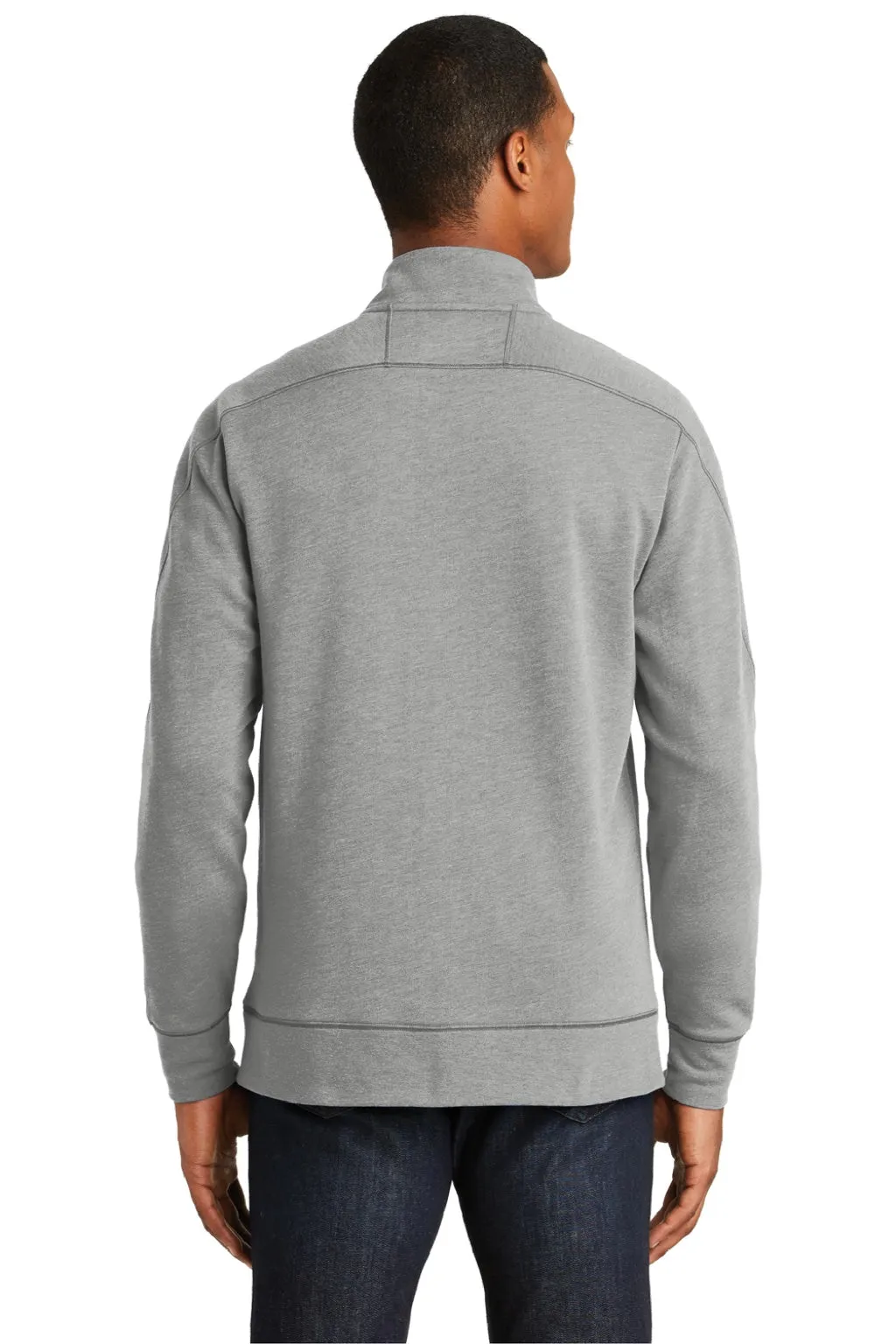 New Era Mens Fleece 1/4 Zip Sweatshirt - Heather Shadow Grey  Buy original Clothing New-Era