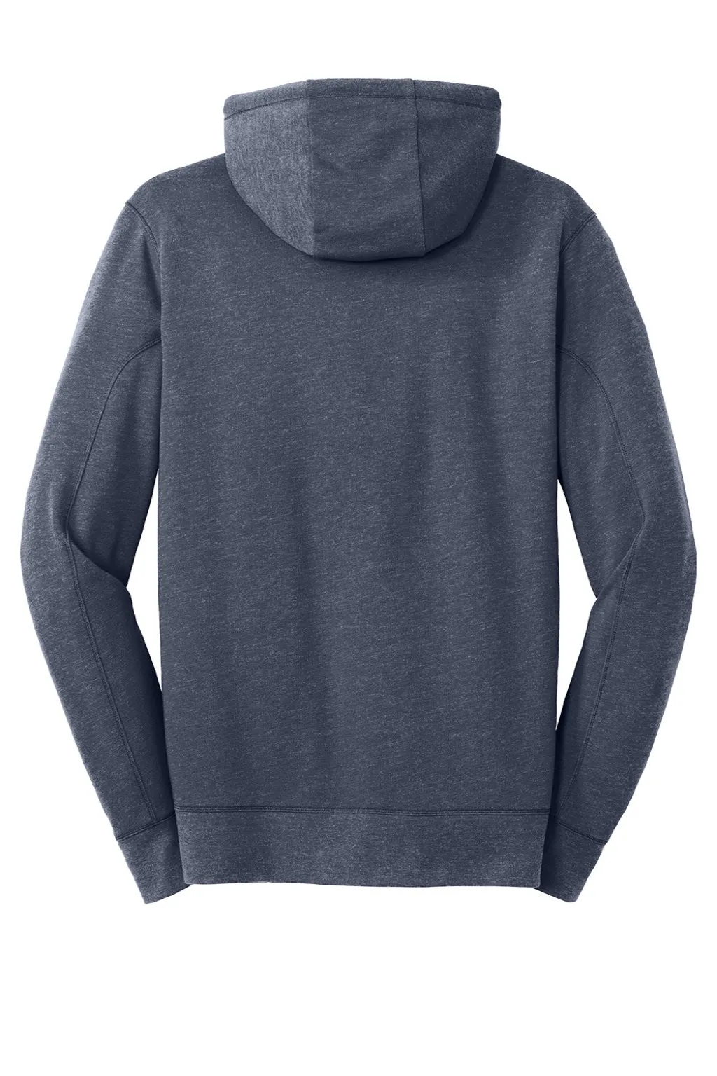 New Era Mens Fleece Full Zip Hooded Sweatshirt Hoodie w/ Pockets - Heather Navy Blue  Buy original Clothing New-Era