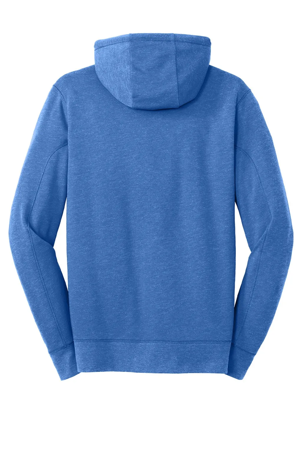 New Era Mens Fleece Full Zip Hooded Sweatshirt Hoodie w/ Pockets - Heather Royal Blue  Buy original Clothing New-Era
