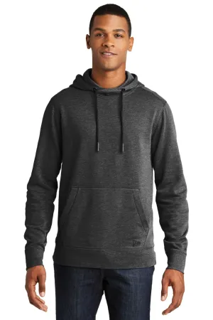 New Era Mens Fleece Hooded Sweatshirt Hoodie w/ Pouch Pocket - Heather Black  Buy original Clothing New-Era