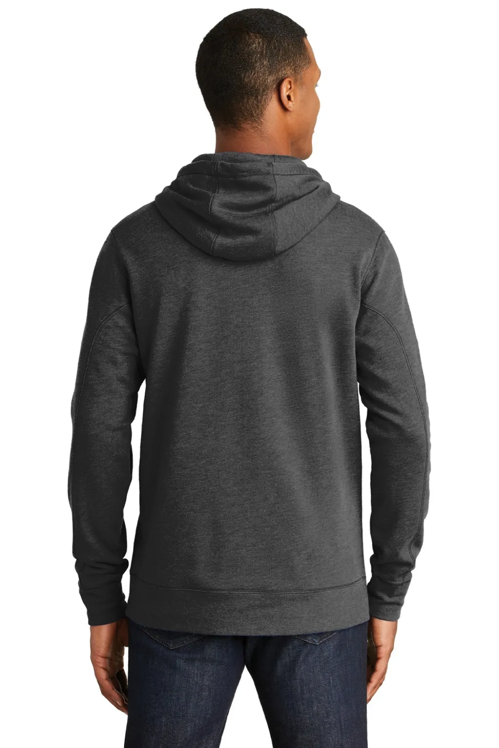New Era Mens Fleece Hooded Sweatshirt Hoodie w/ Pouch Pocket - Heather Black  Buy original Clothing New-Era