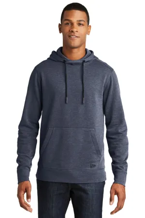 New Era Mens Fleece Hooded Sweatshirt Hoodie w/ Pouch Pocket - Heather Navy Blue  Buy original Clothing New-Era