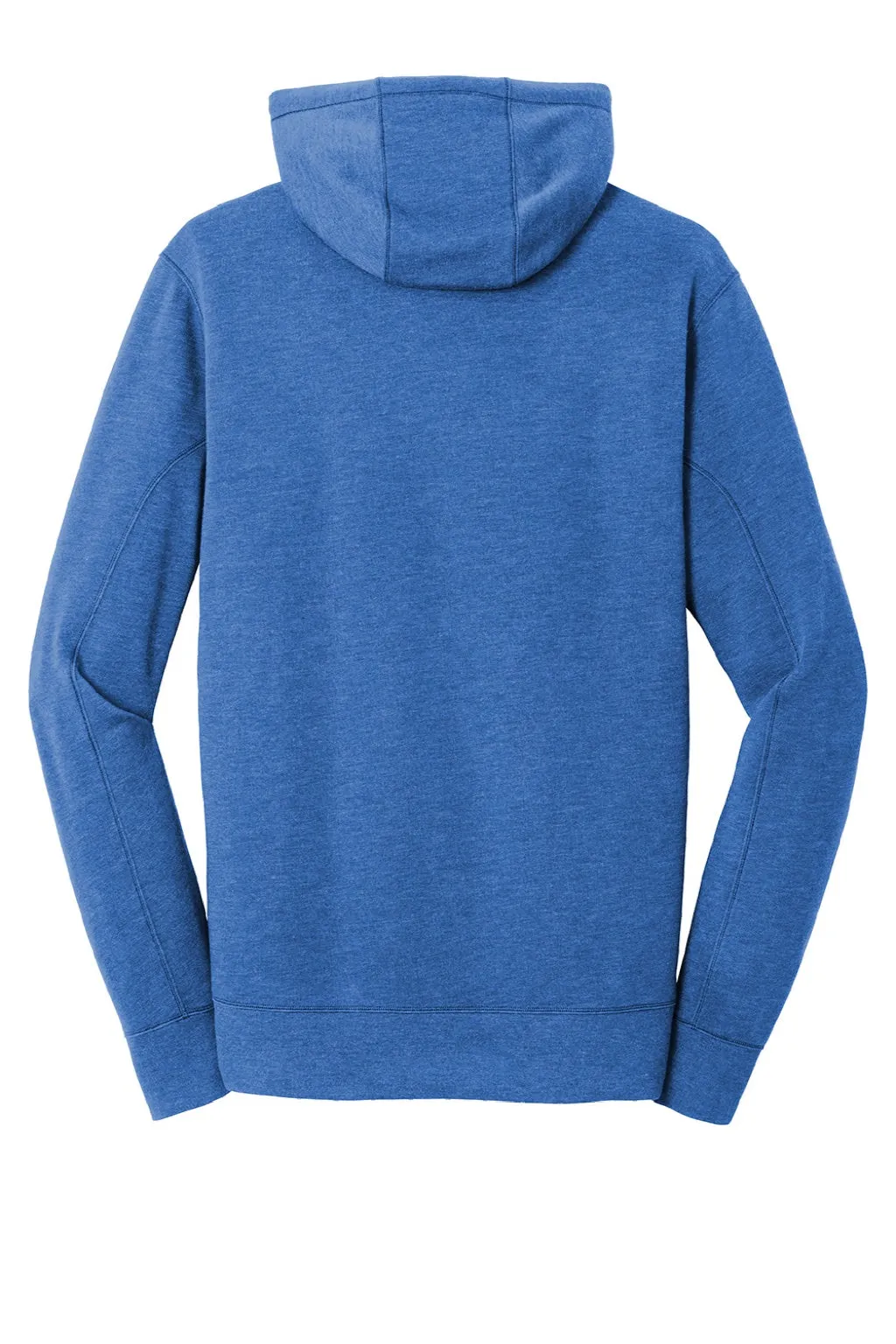 New Era Mens Fleece Hooded Sweatshirt Hoodie w/ Pouch Pocket - Heather Royal Blue