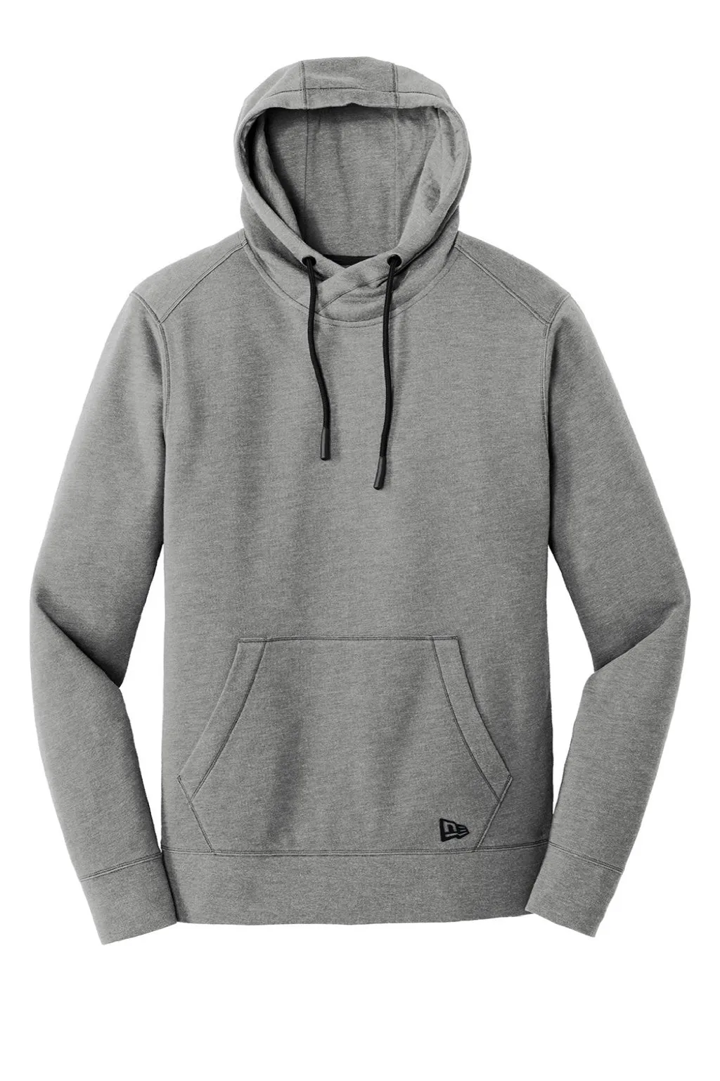 New Era Mens Fleece Hooded Sweatshirt Hoodie w/ Pouch Pocket - Heather Shadow Grey  Buy original Clothing New-Era