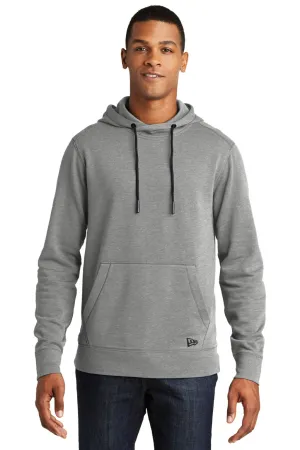 New Era Mens Fleece Hooded Sweatshirt Hoodie w/ Pouch Pocket - Heather Shadow Grey  Buy original Clothing New-Era