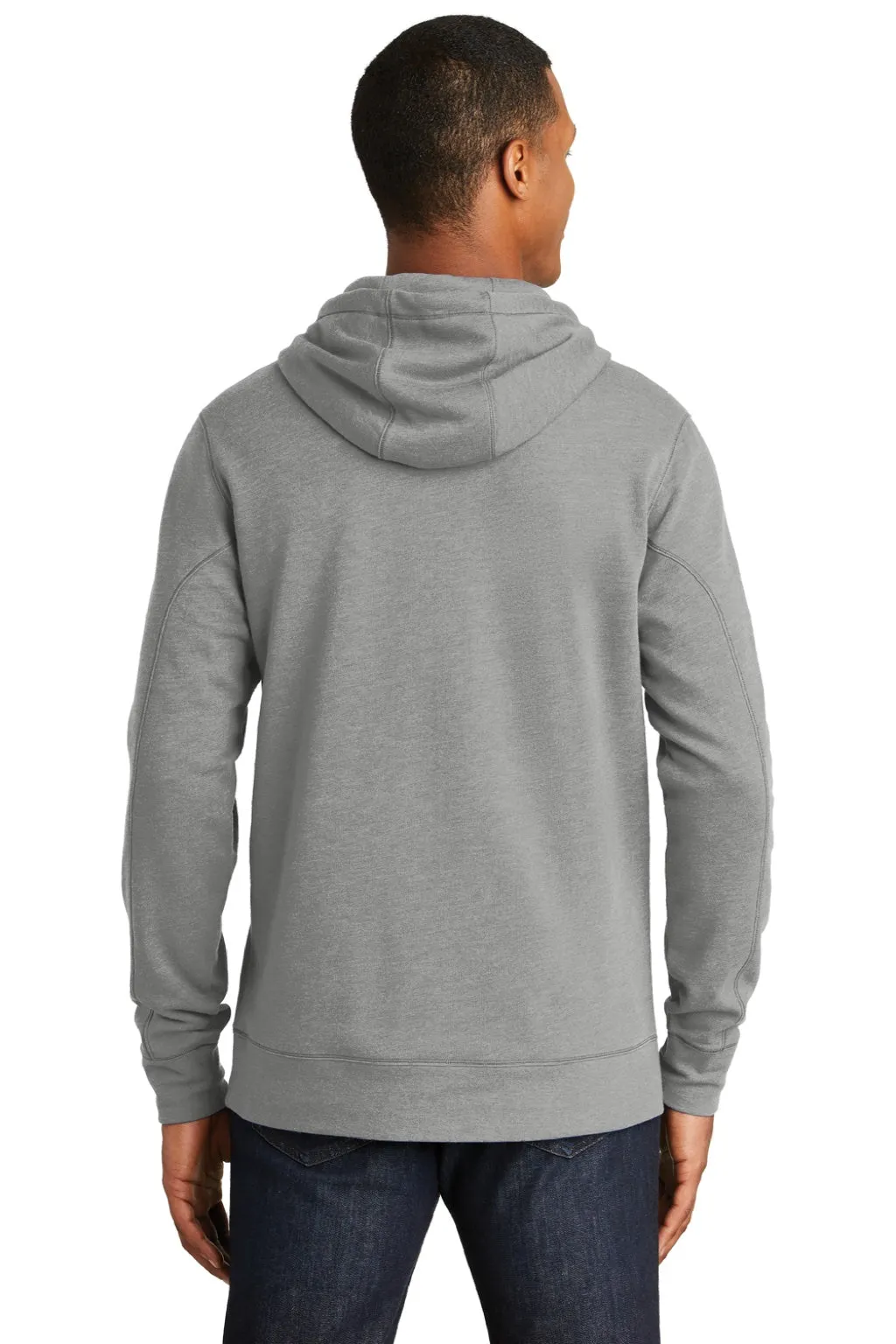 New Era Mens Fleece Hooded Sweatshirt Hoodie w/ Pouch Pocket - Heather Shadow Grey  Buy original Clothing New-Era