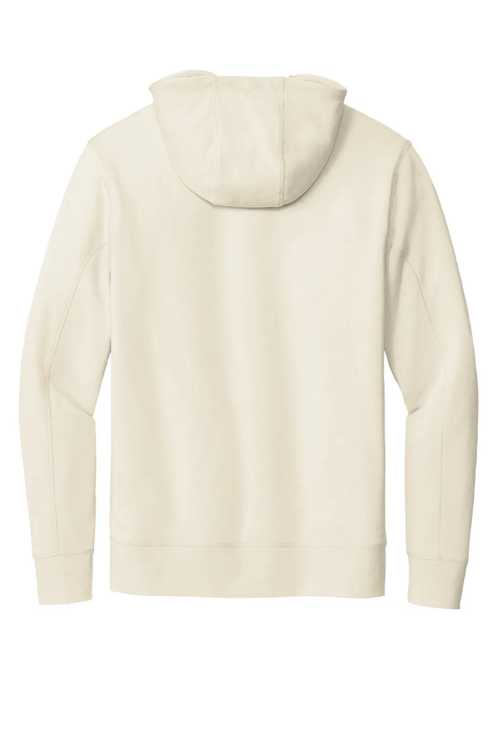 New Era Mens Fleece Hooded Sweatshirt Hoodie w/ Pouch Pocket - Soft Beige
