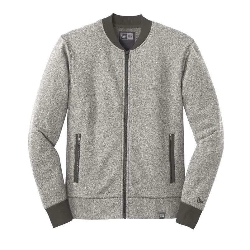 New Era - Men's French Terry Baseball Full-Zip Clothing_New Era