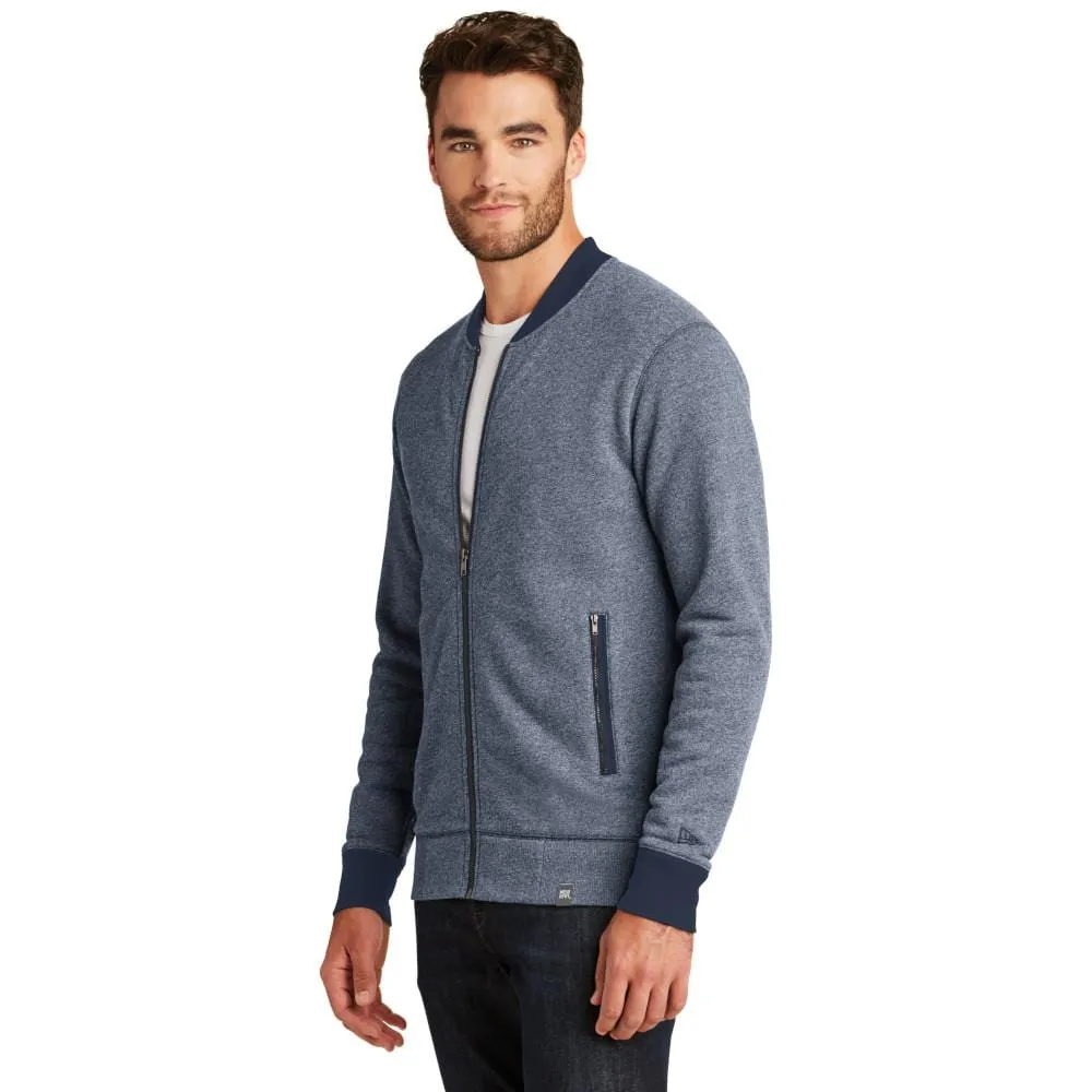 New Era - Men's French Terry Baseball Full-Zip Clothing_New Era