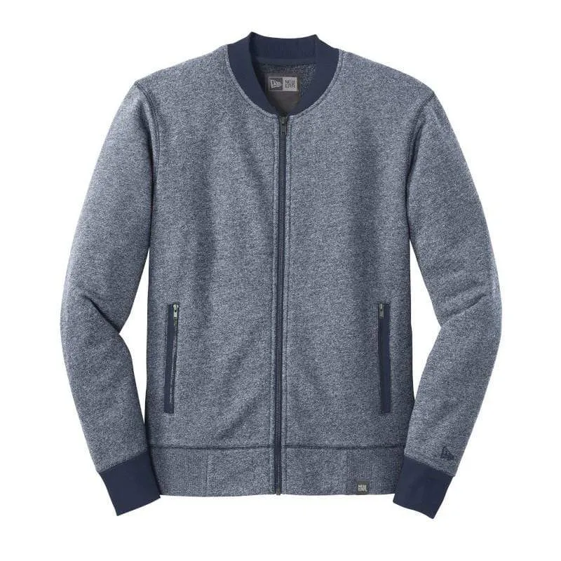 New Era - Men's French Terry Baseball Full-Zip Clothing_New Era