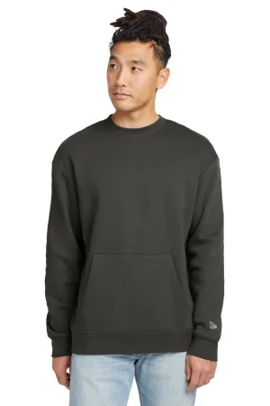 New Era Mens Heritage Fleece Crewneck Sweatshirt w/ Pocket - Graphite Grey  Buy original Clothing New-Era