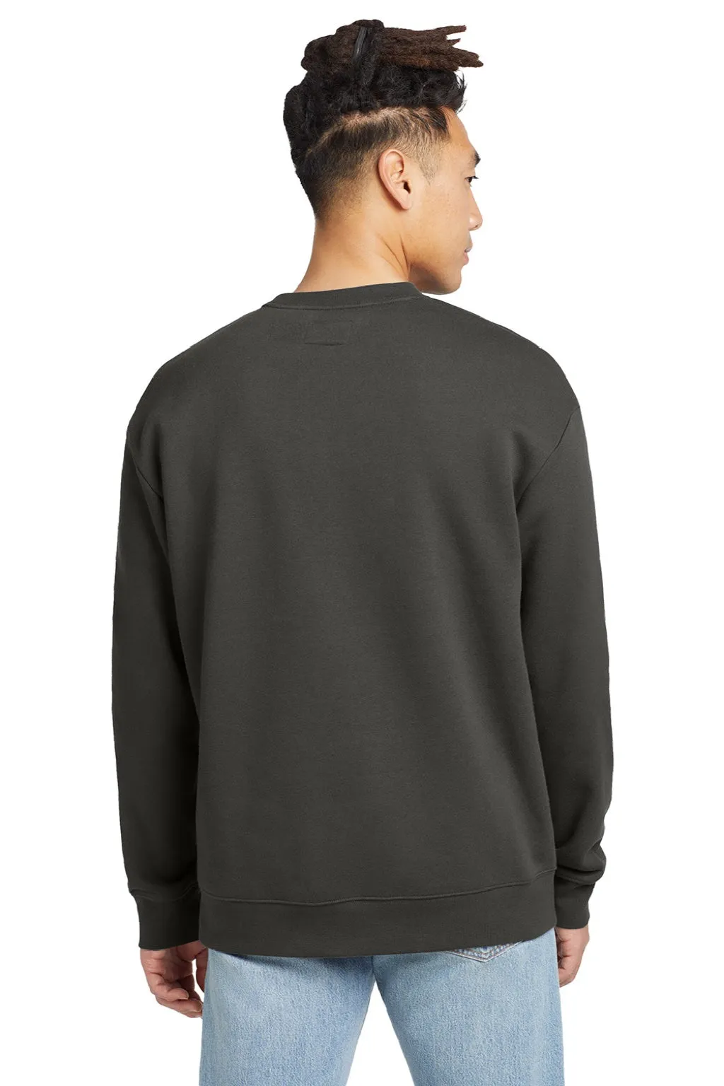 New Era Mens Heritage Fleece Crewneck Sweatshirt w/ Pocket - Graphite Grey  Buy original Clothing New-Era
