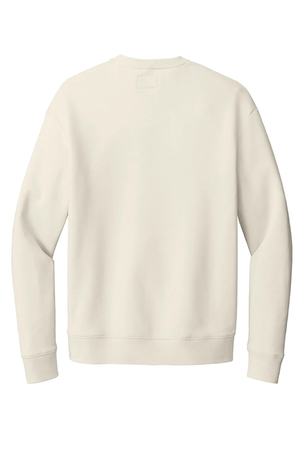 New Era Mens Heritage Fleece Crewneck Sweatshirt w/ Pocket - Soft Beige
