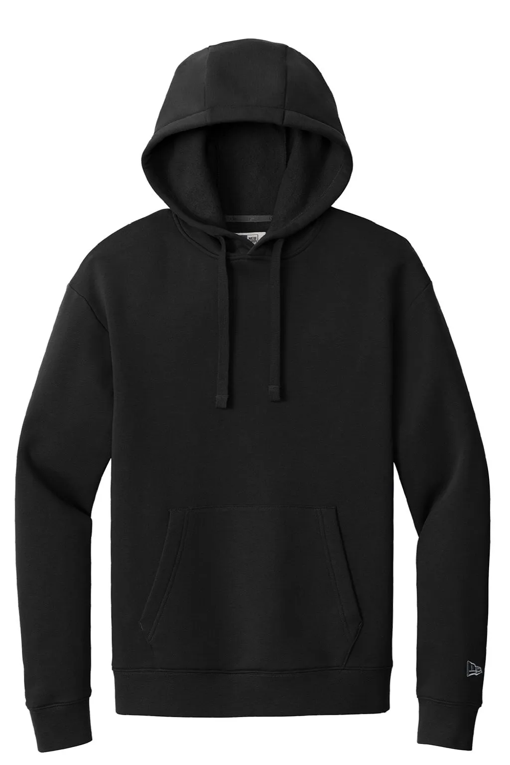 New Era Mens Heritage Fleece Hooded Sweatshirt Hoodie w/ Pouch Pocket - Black  Buy original Clothing New-Era