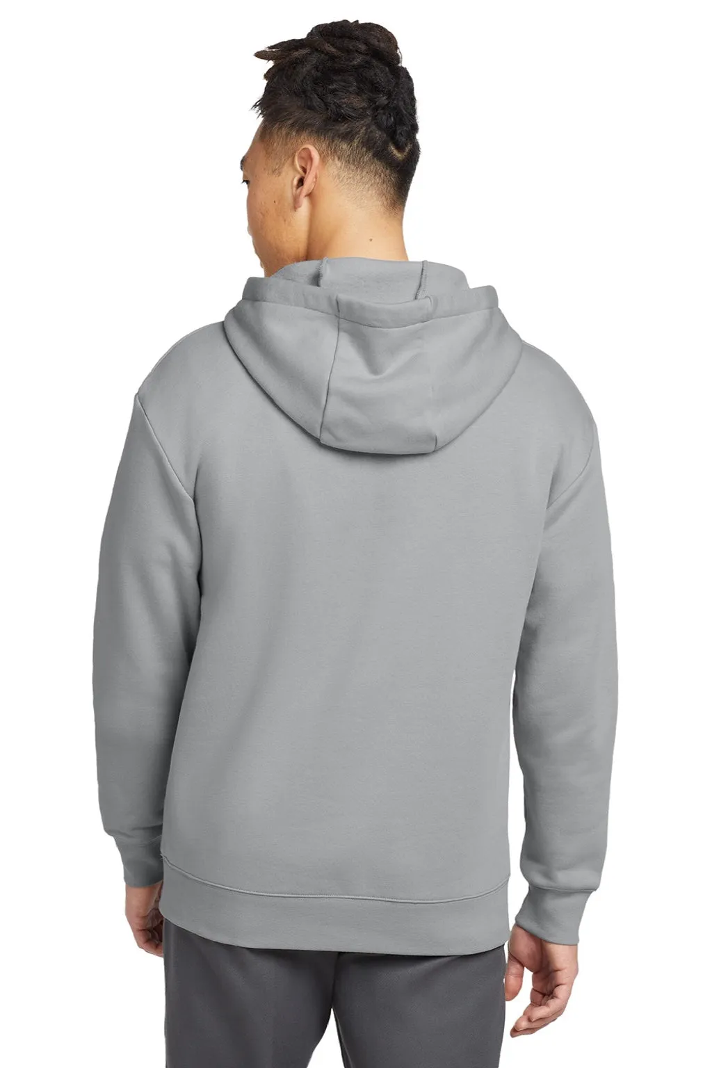 New Era Mens Heritage Fleece Hooded Sweatshirt Hoodie w/ Pouch Pocket - Rainstorm Grey  Buy original Clothing New-Era