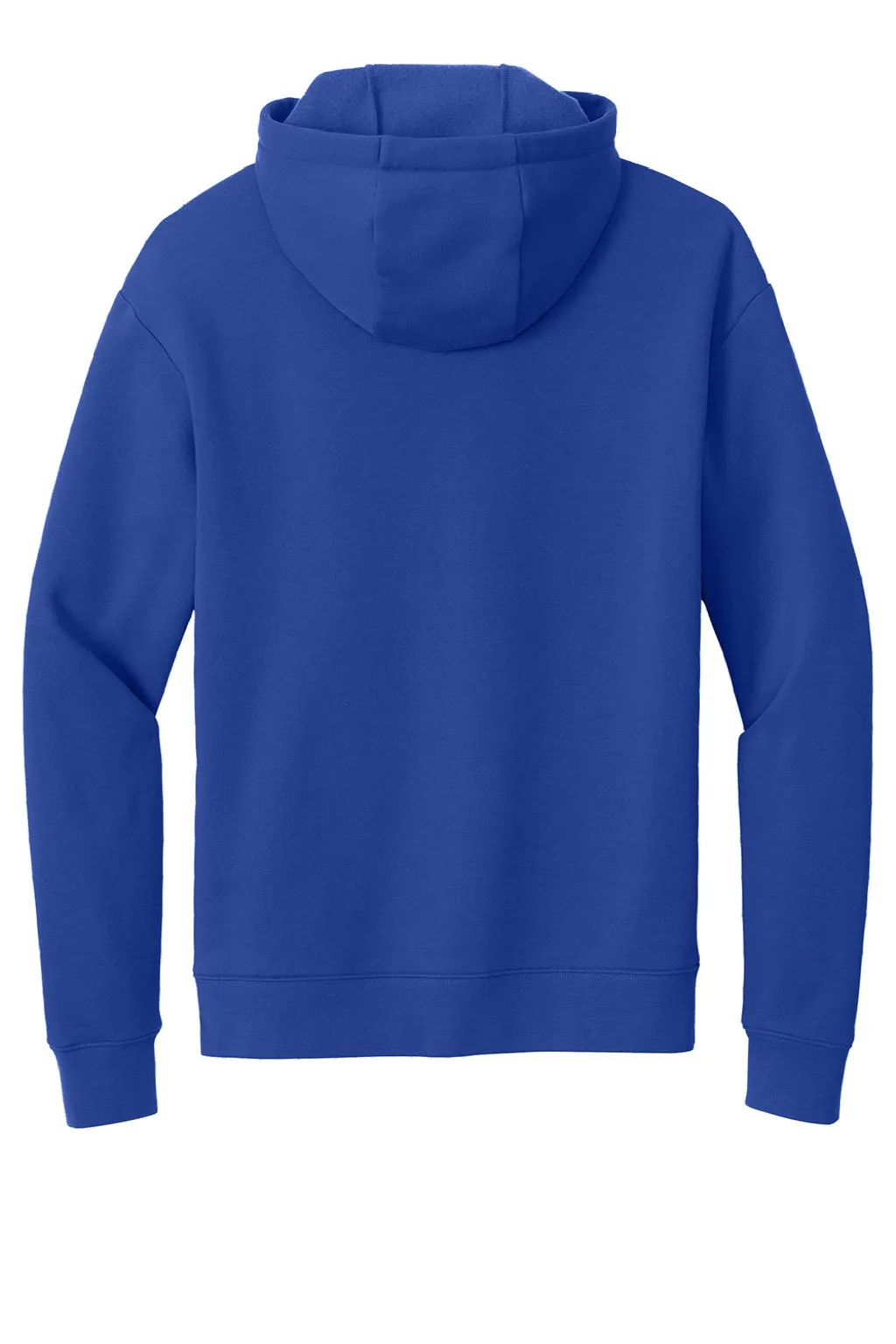 New Era Mens Heritage Fleece Hooded Sweatshirt Hoodie w/ Pouch Pocket - Royal Blue