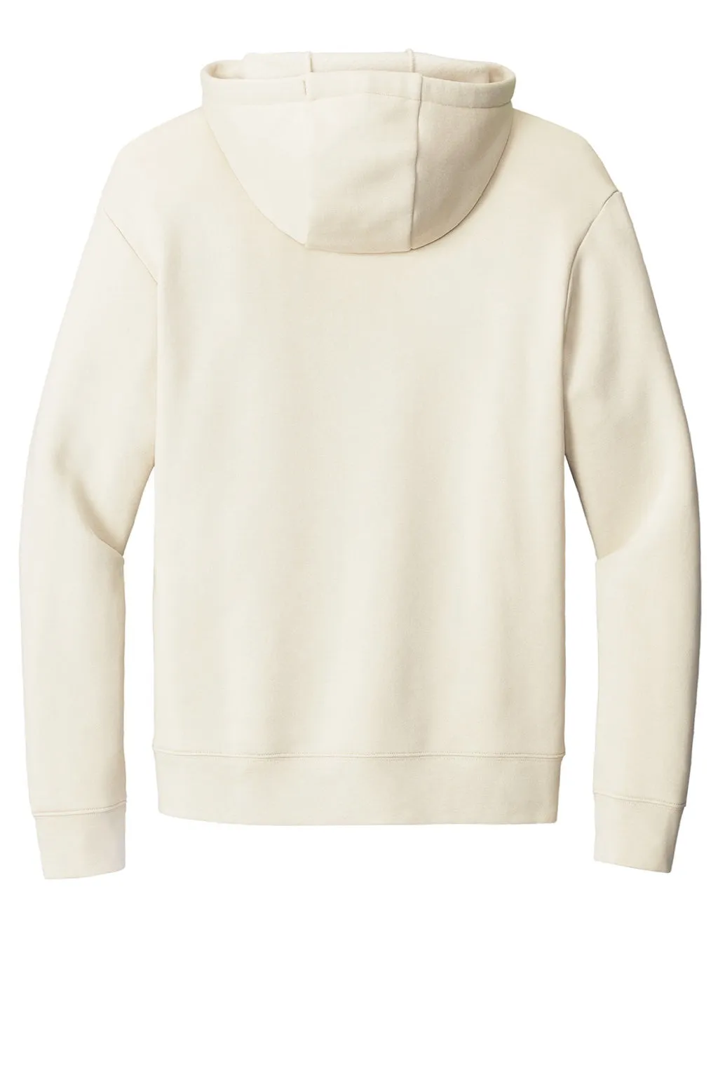 New Era Mens Heritage Fleece Hooded Sweatshirt Hoodie w/ Pouch Pocket - Soft Beige