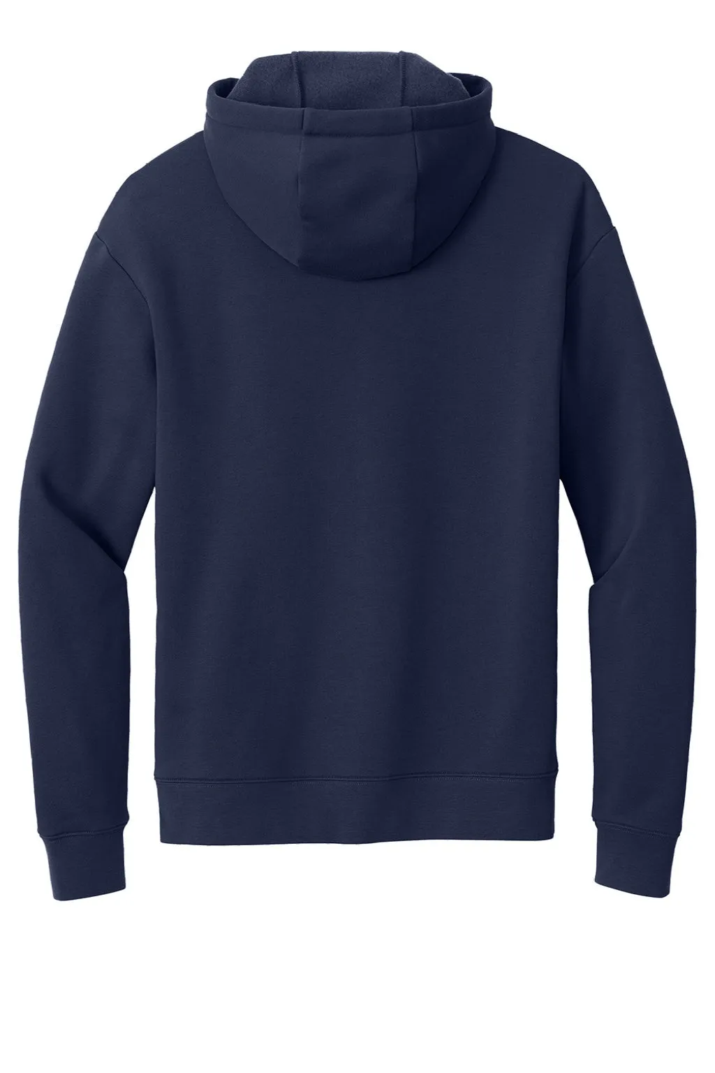 New Era Mens Heritage Fleece Hooded Sweatshirt Hoodie w/ Pouch Pocket - True Navy Blue