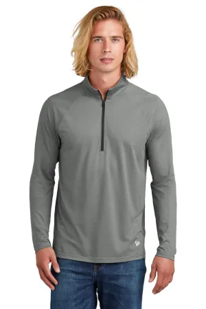 New Era Mens Power Moisture Wicking 1/4 Zip Sweatshirt - Heather Shadow Grey  Buy original Clothing New-Era
