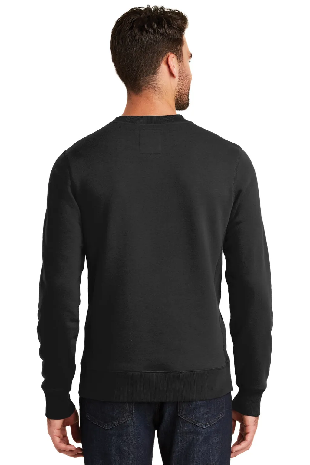 New Era Mens Sueded French Terry Crewneck Sweatshirt - Black  Buy original Clothing New-Era