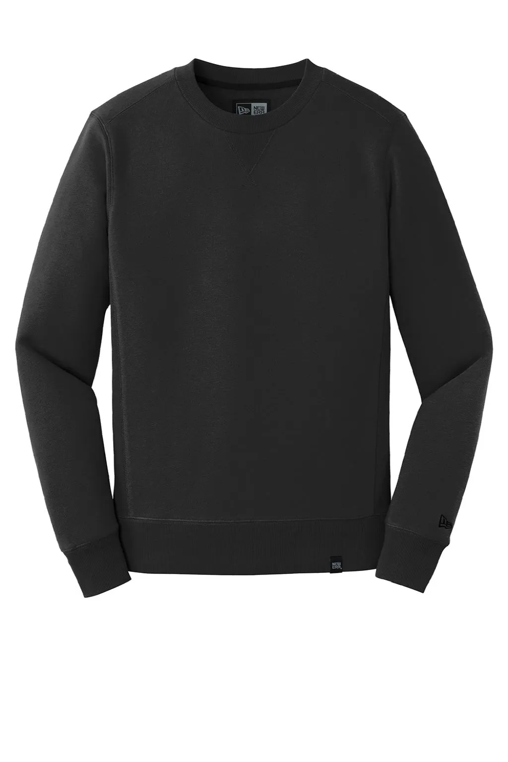 New Era Mens Sueded French Terry Crewneck Sweatshirt - Black  Buy original Clothing New-Era