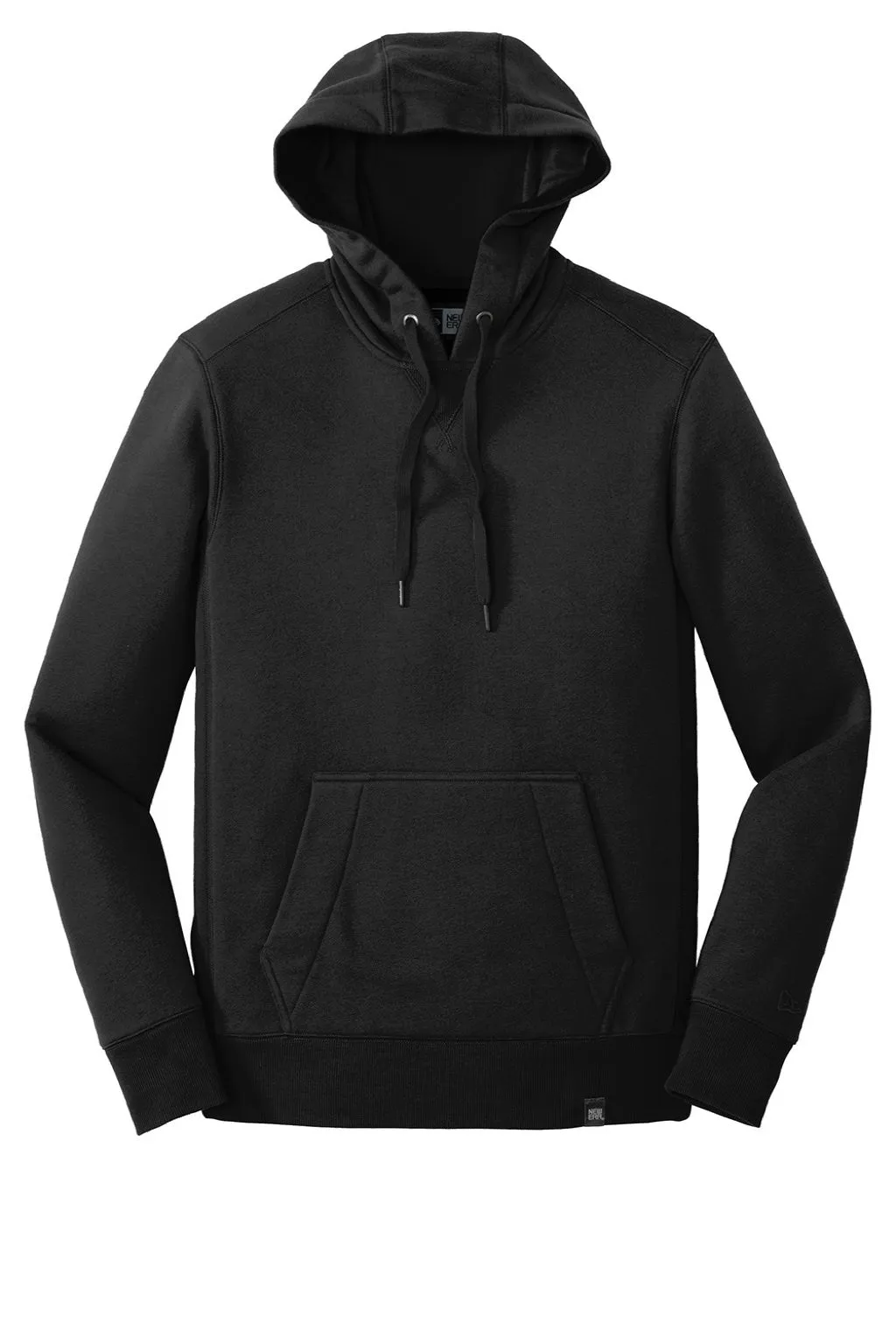 New Era Mens Sueded French Terry Hooded Sweatshirt Hoodie w/ Pouch Pocket - Black  Buy original Clothing New-Era
