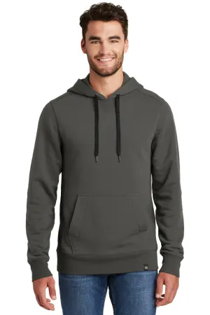 New Era Mens Sueded French Terry Hooded Sweatshirt Hoodie w/ Pouch Pocket - Graphite Grey  Buy original Clothing New-Era