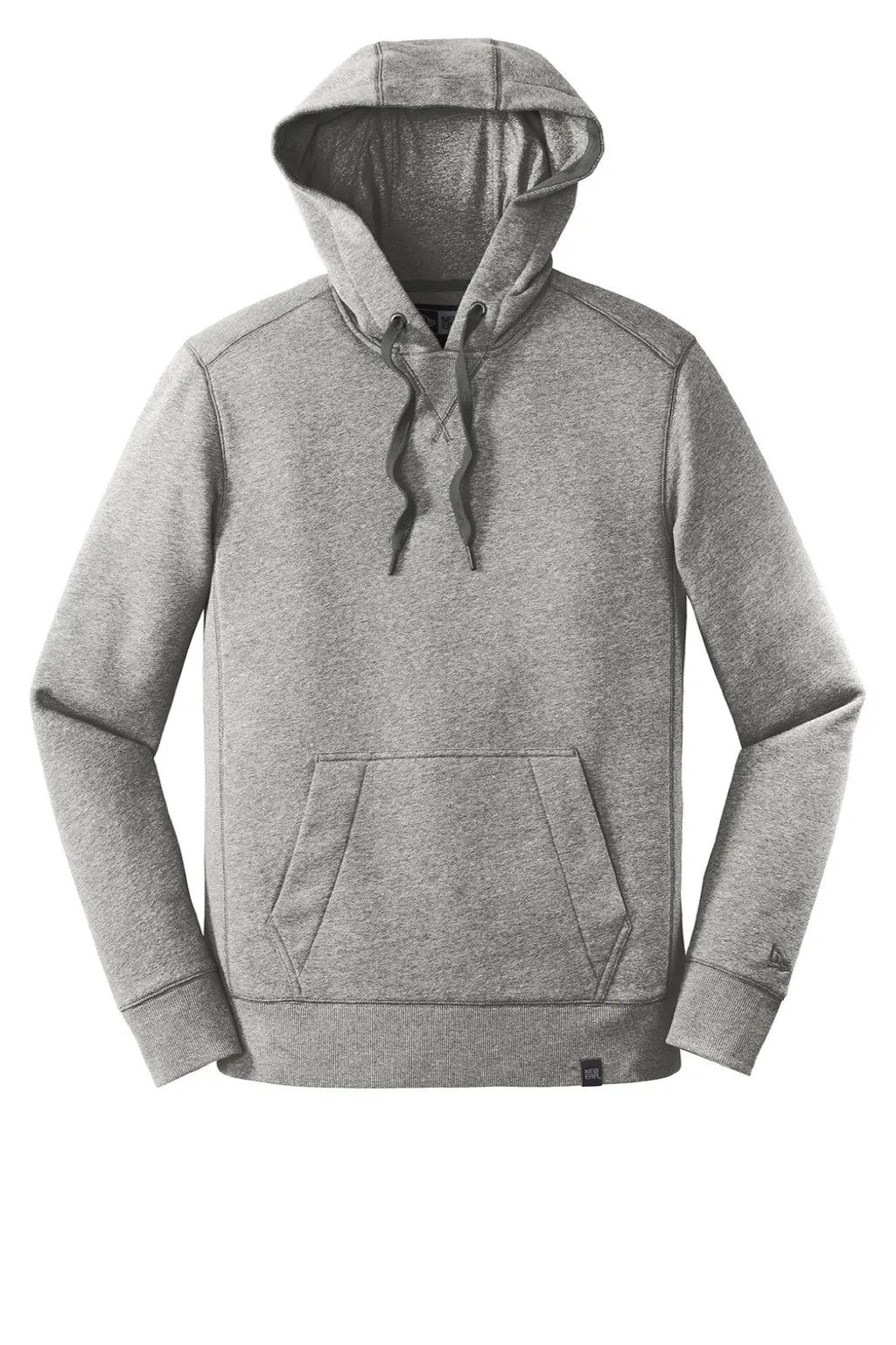 New Era Mens Sueded French Terry Hooded Sweatshirt Hoodie w/ Pouch Pocket - Light Graphite Grey Twist  Buy original Clothing New-Era