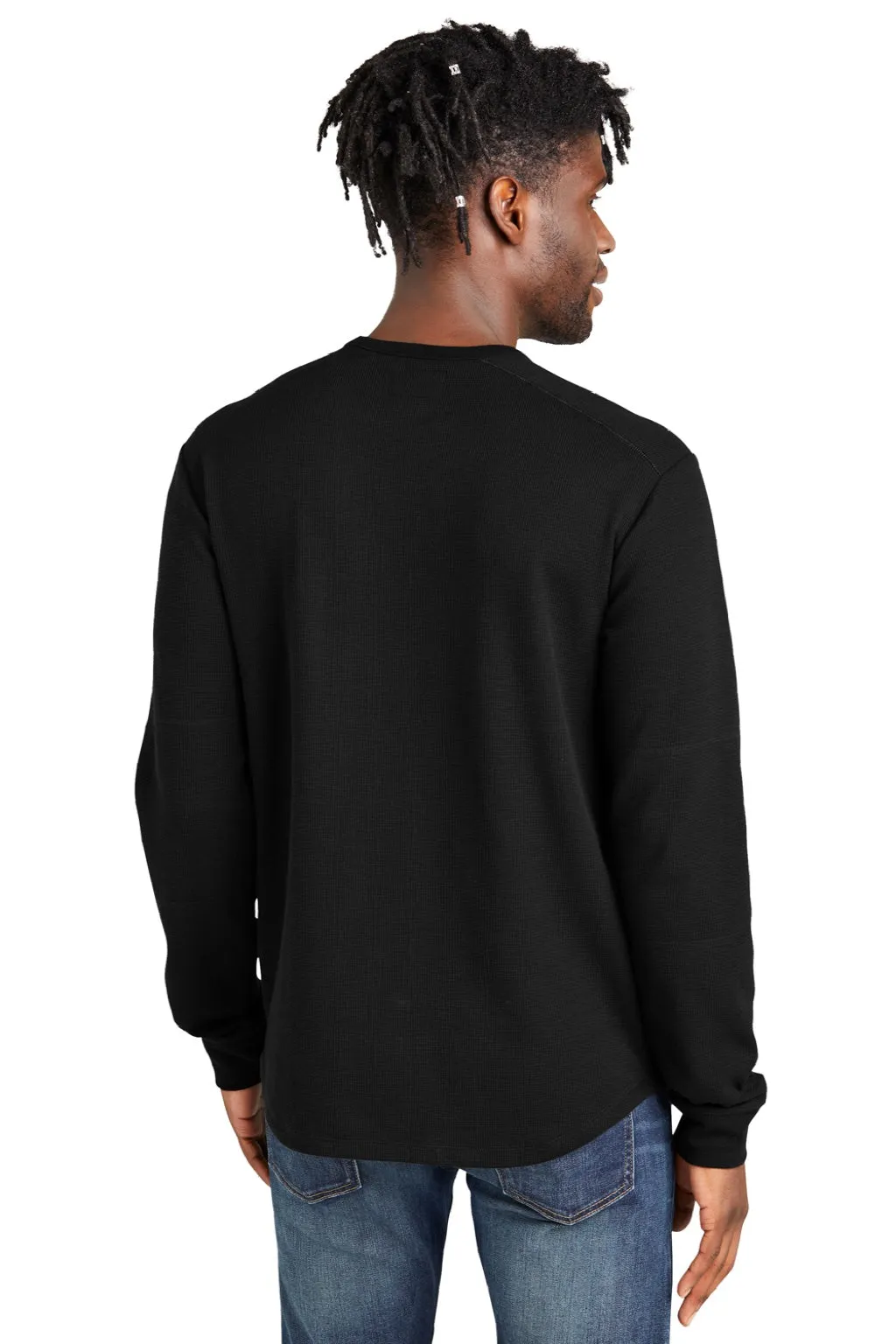 New Era Mens Thermal Crewneck Sweatshirt - Black  Buy original Clothing New-Era