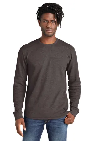 New Era Mens Thermal Crewneck Sweatshirt - Heather Black  Buy original Clothing New-Era