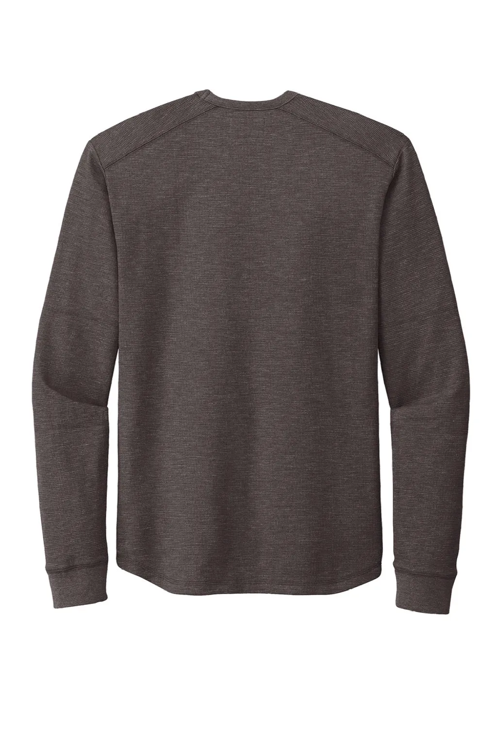 New Era Mens Thermal Crewneck Sweatshirt - Heather Black